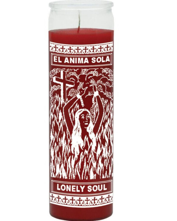 Print 7 Day Candles Single Color Loney Soul Red