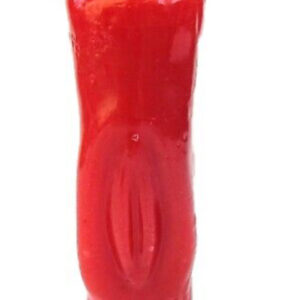 "Red Vagina Candle, 7.25-inch, for love, attraction, and feminine empowerment rituals.